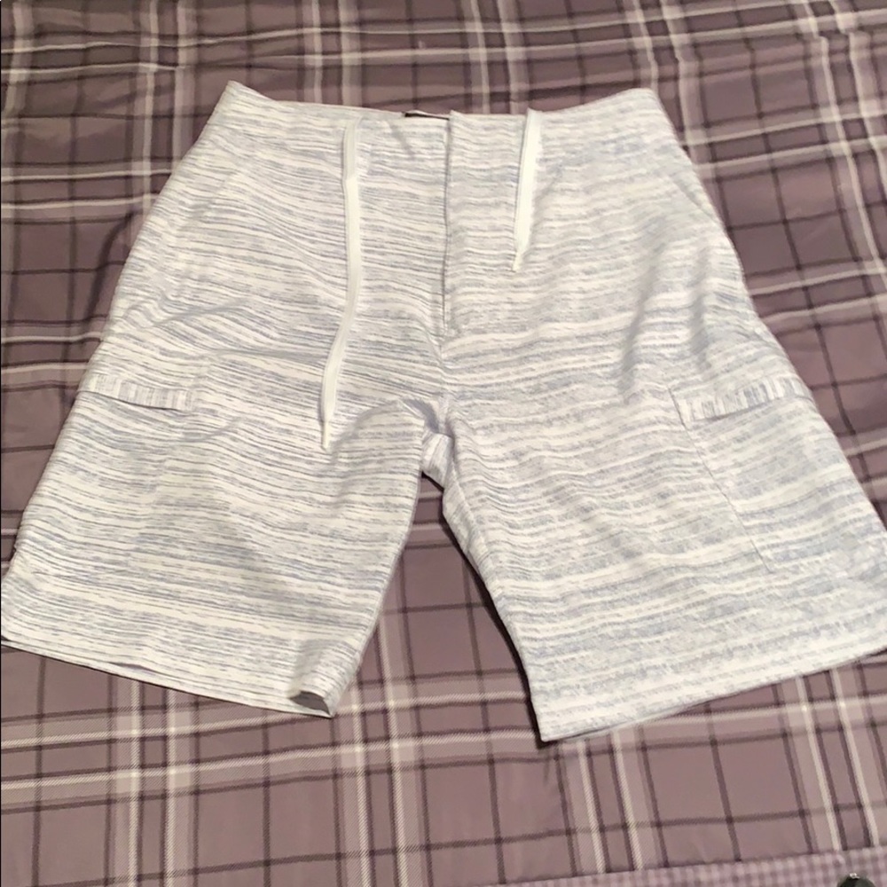 White/gray champs sports gear cargo shorts